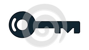 Classic Key, Access and Security Symbol, vector design Generative AI