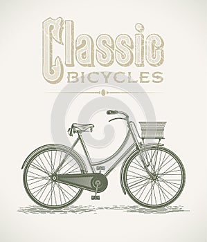 Classic ladys bicycle