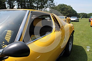 Classic lambo side door window details