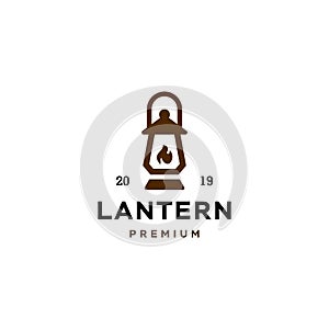 Classic Lantern gas fire, street lamp, lantern post, Classic lamp logo icon design , Restaurant Vintage Logo design vector