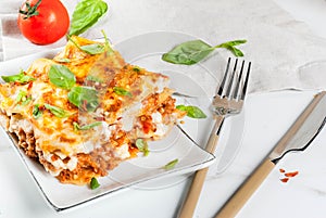 Classic lasagna bolognese