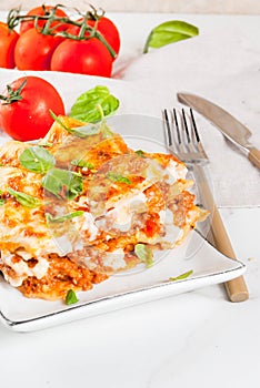 Classic lasagna bolognese