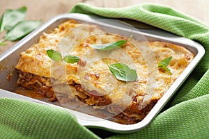 Classic lasagna bolognese