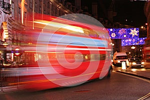London bus moving