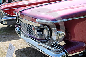 Classic luxury american car detail