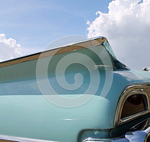 Classic luxury american car detail