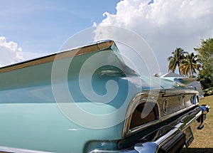 Classic luxury american car detail