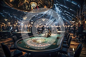 Classic Luxury Casino Interior with Ornate Details