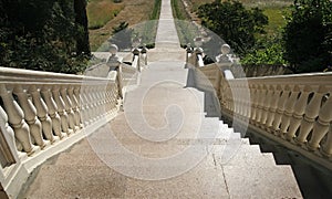 Classic marble stairs