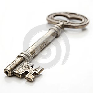 Key isolated on white background