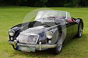 Classic MG sports car