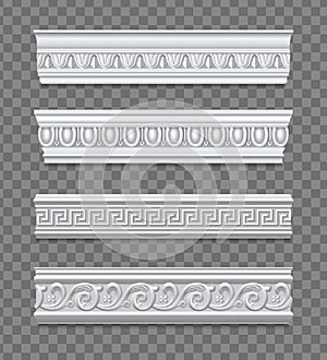 Classic Mold Cornice Transparent Set