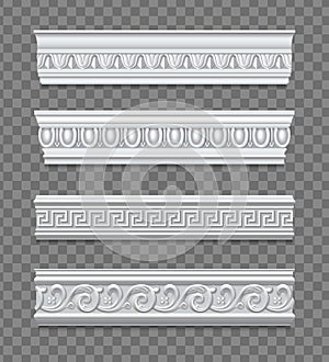 Classic Mold Cornice Transparent Set