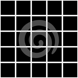 Classic monochrome minimalistic seamless pattern with squares Vector illustration.