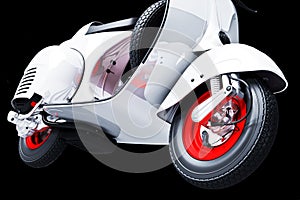 Classic moped 3d model