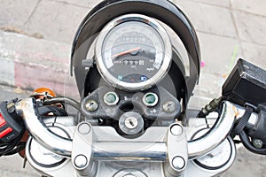 Classic Motorcycle Speedometer