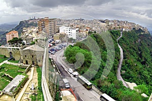 Classic old Italy, Enna city