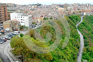 Classic old Sicily , Enna city