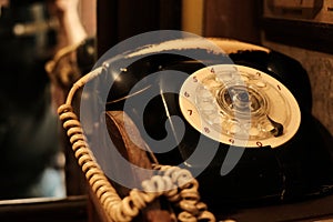 Classic and old telephone receiver