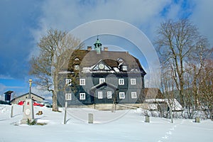 Classic old wooden cottage