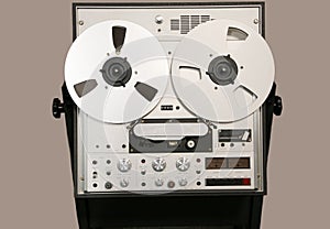 Classic Open Reel Audio Tape Recorder photo