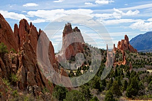 Classic Overlook View of Garden of the Gods in Colorado Springs photo