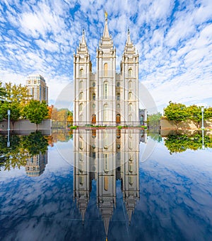 Famous Salt Lake Temple of The Church of Jesus Christ of Latter-day Saints photo