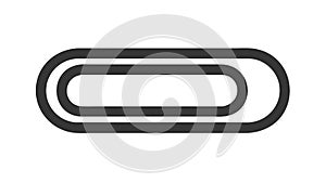 Classic Paper Clip Icon for Office Supplies, Organization, and Documents, vector design Generative AI