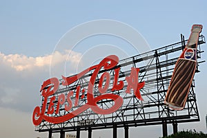 Classic Pepsi Cola Sign