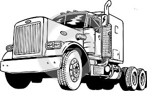 Classic Peterbilt Illustration