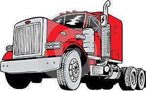 Classic Peterbilt Illustration