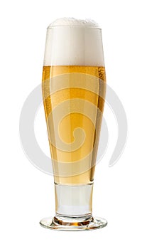 Classic Pilsner (Beer) Isolated with clipping path