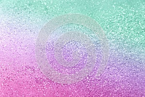 Classic pink-purple-aqua glitter background - abstract texture