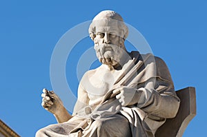 Classic Plato statue