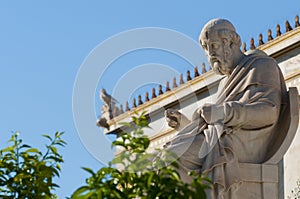 Classic Plato statue
