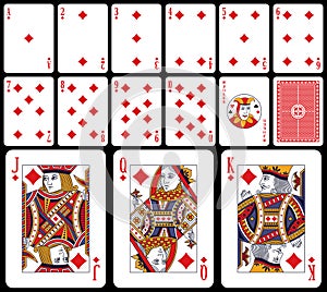 Classic Playing Cards - Diams