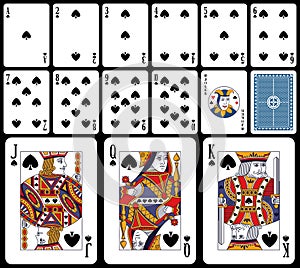 Classic Playing Cards - Spades