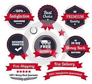 Classic Premium Quality Ecommerce Badges