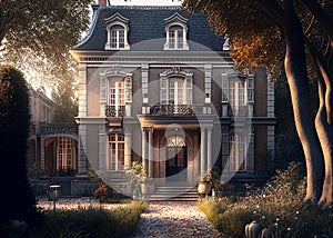 classic prestigious house with a garden real estate