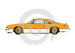 Classic racing car from the seventies.
