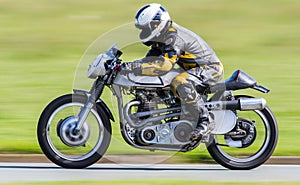 Classic racing motorbike