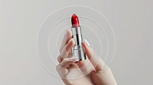 Classic Red: The Bold Statement of Lipstick. Generative ai