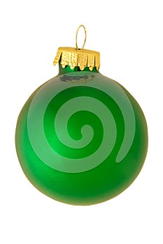 Classic reflective christmas ornament - green
