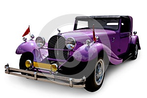 Classic restored custom vintage car photo