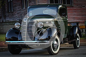 Classic Restored Shiny Pickup Truck