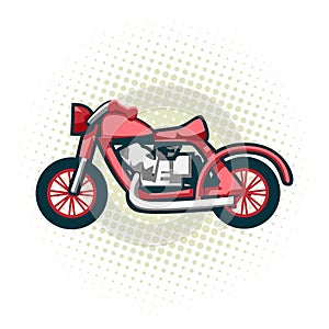 The classic retro motorcycle. This is the great example of an old racing bikes