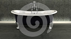 Classic roll top bath