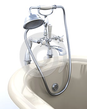 Classic roll top bath