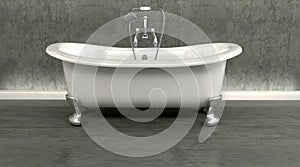 Classic roll top bath