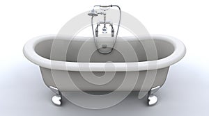 Classic roll top bath